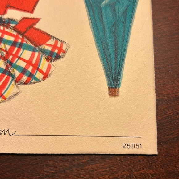 Vintage Hallmark Paper Doll “Nancy Lee” Card & Envelope - Picture 8 of 13